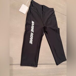 Black Reflective-Print Training Short.